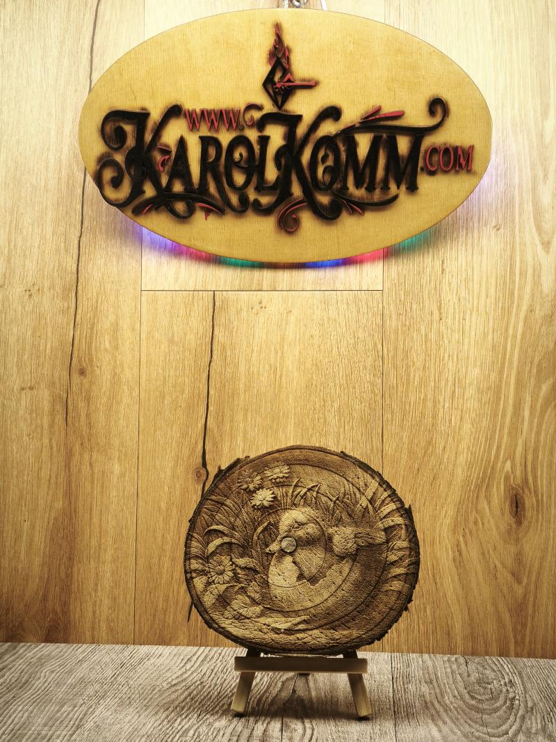 Wood Slice: A Story Burned in the Grain