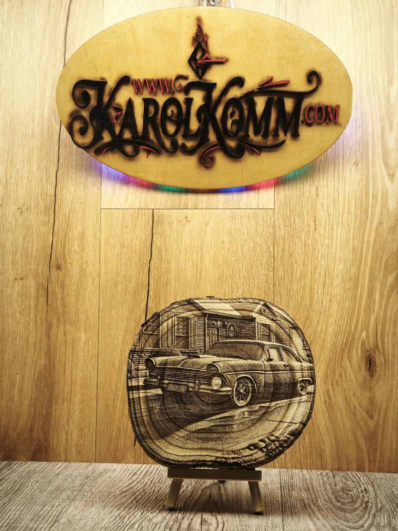 Wood Slice: A Story Burned in the Grain