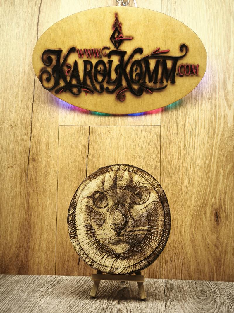 Wood Slice: A Story Burned in the Grain