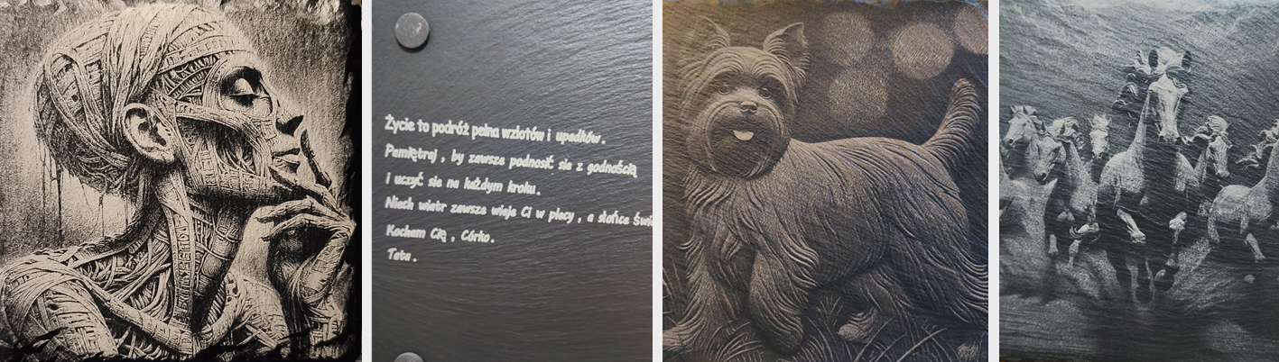 Grawerowanie w kamieniu i szkle